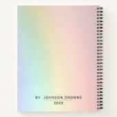 Persoonlijk Kleurrijk Notitieboek (Achterkant)