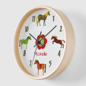 Persoonlijk kleurrijk oproeppaard (Hoek)