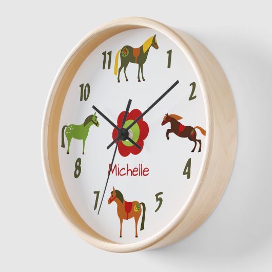 Persoonlijk kleurrijk oproeppaard (Hoek)