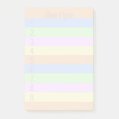 Persoonlijk kleurrijk post-it® notes (Voorkant)