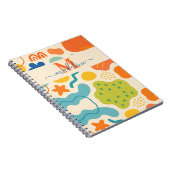 Persoonlijk Kleurspat Abstract Notitieboek (Rechterzijde)