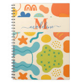 Persoonlijk Kleurspat Abstract Notitieboek (Voorkant)