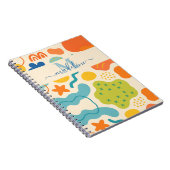 Persoonlijk Kleurspat Abstract Notitieboek (Rechterzijde)