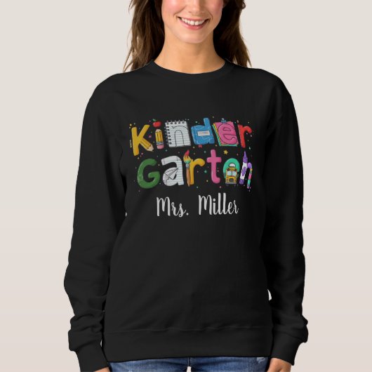 Persoonlijk kleutershirt, Aangepast kleutershirt Trui (Voorkant)