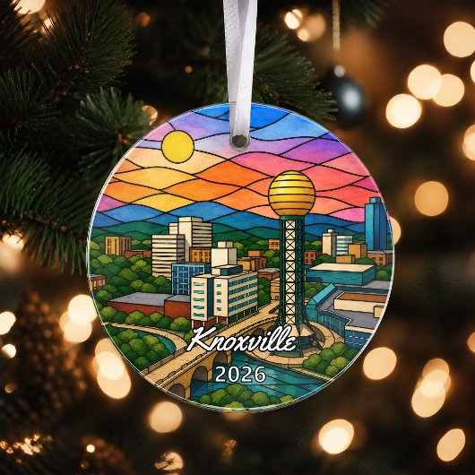 Persoonlijk Knoxville-acrylornament, aangepaste Te Ornament