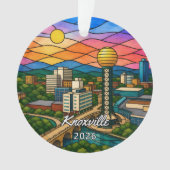 Persoonlijk Knoxville-acrylornament, aangepaste Te Ornament (voorkant)