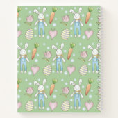 Persoonlijk Knuffel Konijn Voor Kinderen Notitieboek (Achterkant)