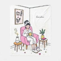 Persoonlijk knuffelig oma-cadeau zachte ontspannen