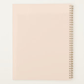 Persoonlijk knuffelkatje met harten planner (Achterkant)