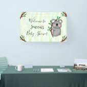Persoonlijk Koala Beer Baby shower Spandoek (Beurs)