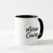 Persoonlijk Koffie Geschenk Ochtendmoed Mok (Voorkant rechts)