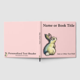 Persoonlijk Konijn Baby Gastboek & Herinneringsboe Gastenboek