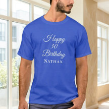 Persoonlijk Koningsblauw Unisex T-shirt - Op Maat 