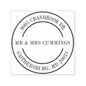 Persoonlijk Koppels Elegant Retouradres Zelfinktende Stempel (Design)