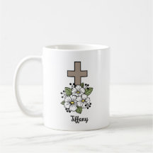 Persoonlijk Kruis en Bloemen