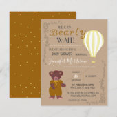 Persoonlijk kunnen we wachten tot het Baby shower  (Voorkant / Achterkant)