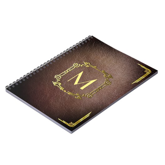 Persoonlijk kunstleder notitieboek (Linkerzijde)