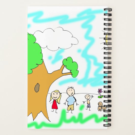 Persoonlijk Kunstschetsboek Notitieboek (Achterkant)