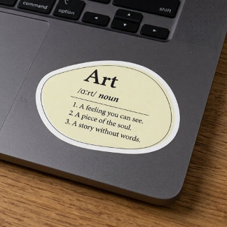 Persoonlijk Kunstwoordenboek Definitie Sticker
