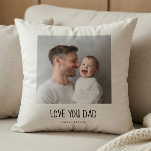 Persoonlijk kussen met foto van papa Op maat gem