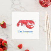 Persoonlijk kustfeest van Red Lobster Servet (Insitu)