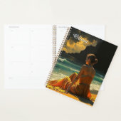 Persoonlijk kustnacht zeereflectie planner (Display)