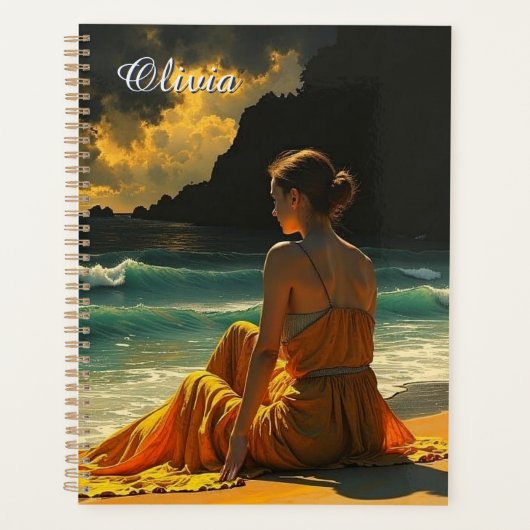 Persoonlijk kustnacht zeereflectie planner (Voorkant)