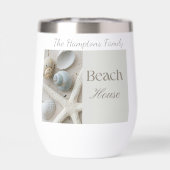Persoonlijk kustschelp-cadeau voor strandhuis (Achterkant)