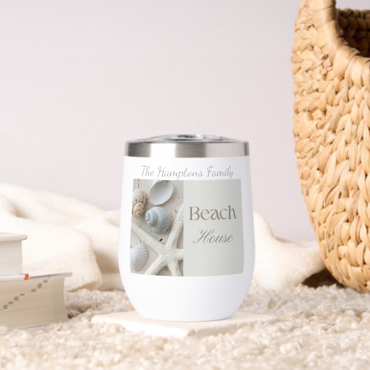 Persoonlijk kustschelp-cadeau voor strandhuis (Woonkamer (Gedraaid) )