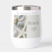 Persoonlijk kustschelp-cadeau voor strandhuis (Achterkant)
