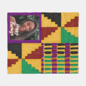 Persoonlijk Kwanzaa-patroon Fleece Deken (Voorkant (Horizontaal))