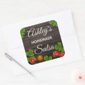 Persoonlijk Label voor Thuisgemaakte Salsa (Envelop)
