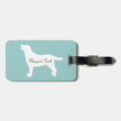 Persoonlijk Labrador zwembadfeestje Bagagelabel (Achterkant horizontaal)