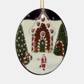 Persoonlijk Lacrosse Cadeau Keramisch Ornament (Rechts)