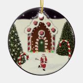 Persoonlijk Lacrosse Cadeau Keramisch Ornament (Voorkant)