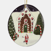 Persoonlijk Lacrosse Cadeau Keramisch Ornament (Links)