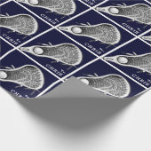 Persoonlijk Lacrosse Cadeaupapier (Hoek)