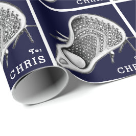 Persoonlijk Lacrosse Cadeaupapier
