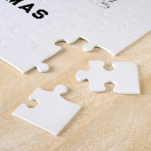 Persoonlijk Lacrosse Kerstcadeau Legpuzzel (Zijkant)