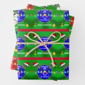 Persoonlijk, LACROSSE-opvulpapier, kerstmis Inpakpapier Vel (In situ)