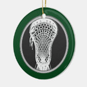 Persoonlijk Lacrosse-verzamelobject Keramisch Ornament (Links)