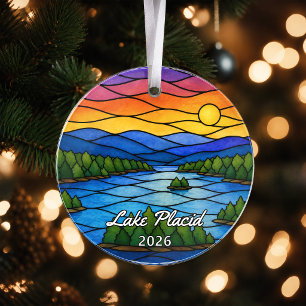 Persoonlijk Lake Placid-acrylaatornament, op maat  Ornament
