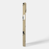 Persoonlijk Landelijk Hert Monogram Case-Mate iPhone Case (Achterkant / Rechts)