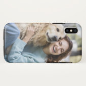 Persoonlijk Laughing Girl met Pet Dog Case-Mate iPhone Case (Achterkant (horizontaal))