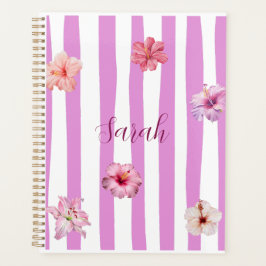 Persoonlijk lavendel waterverf bloem notebook planner