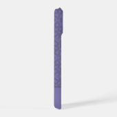Persoonlijk lavendelpatroon iPhone 15 case (Rechterkant)