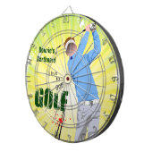 Persoonlijk leef ik tot Golf Golfer-dartboard Dartbord (Voorkant Rechts)