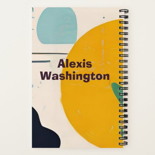 Persoonlijk leesblad notitieboek (Achterkant)