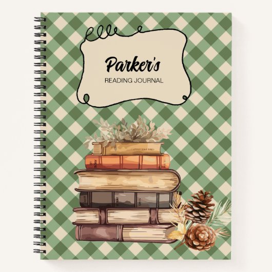 Persoonlijk leesjournaal notitieboek (Voorkant)