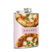 Persoonlijk Lekker Pizzadesign Heupfles (Rechts)